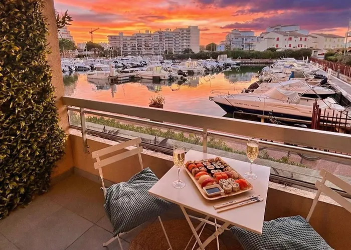 Magnifique T2 au calme avec une superbe vue sur le port