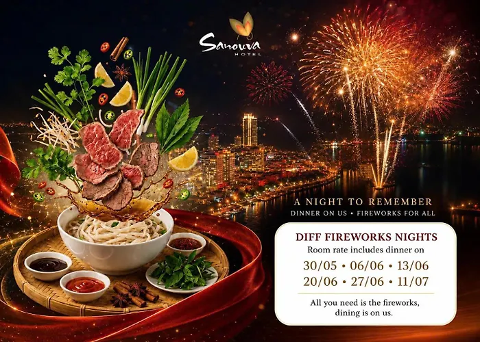Luxury hotel only: Sanouva Da Nang Hotel - Daily Afternoon Tea Inclusive
